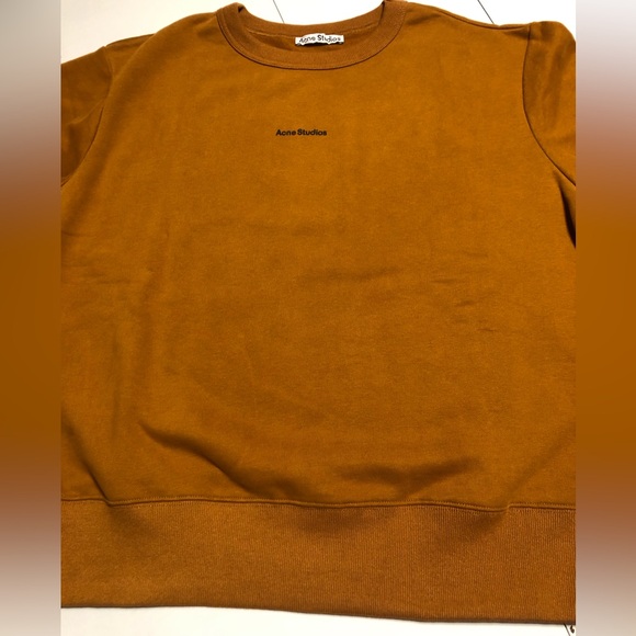 Acne mustard brown sweatshirt Relaxed Fit - Picture 3 of 11
